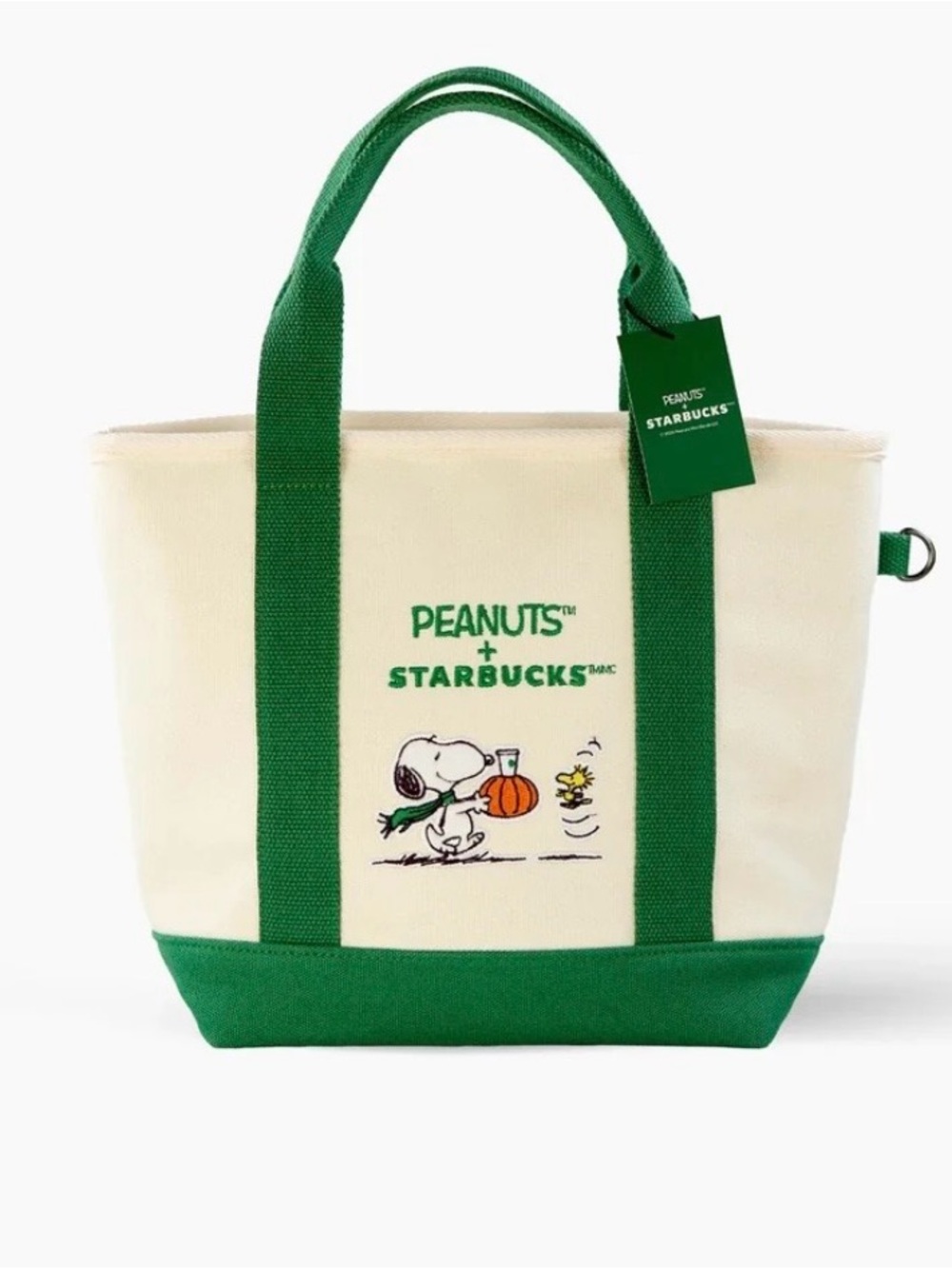 Starbucks Peanuts Canvas Mini Tote